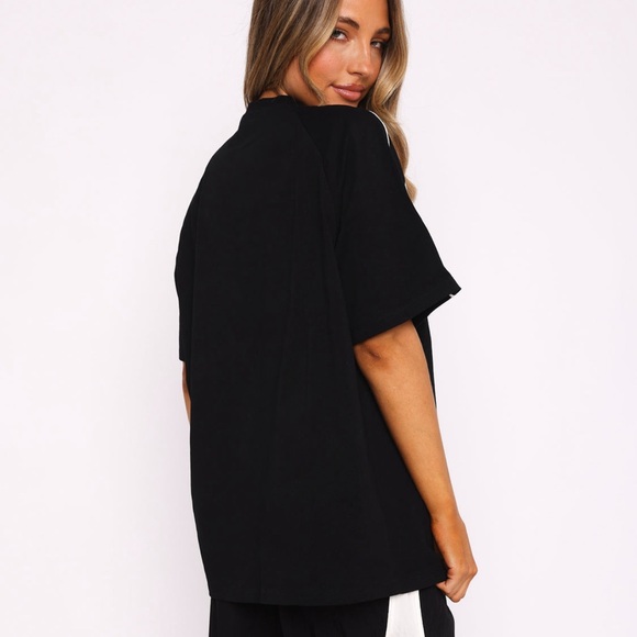 White Fox Boutique you’re out of luck oversized tee black size XS/S - Picture 4 of 10